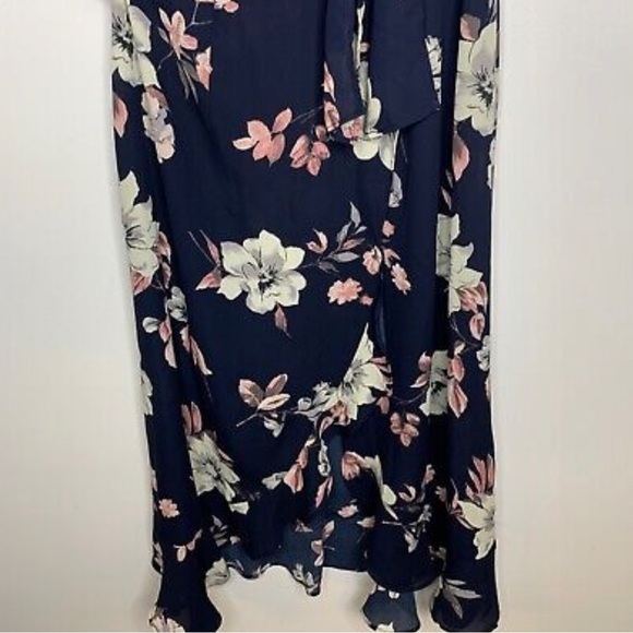 ❤️ Sienna Sky Women’s Blue Pink White Floral Short Sleeve Dress Size Large❤️ - Picture 12 of 12